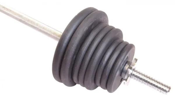 RB-47T Barbell Bar Weight Bar Dumbbell Bar Chromed WF-47T, inches Straight with Spin Lock - Image 3