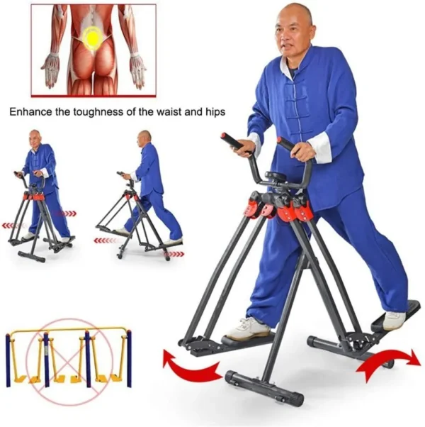 WAFI FITNESS Best Retractable Air Walker Cross Elliptical Trainer for Body Fit
