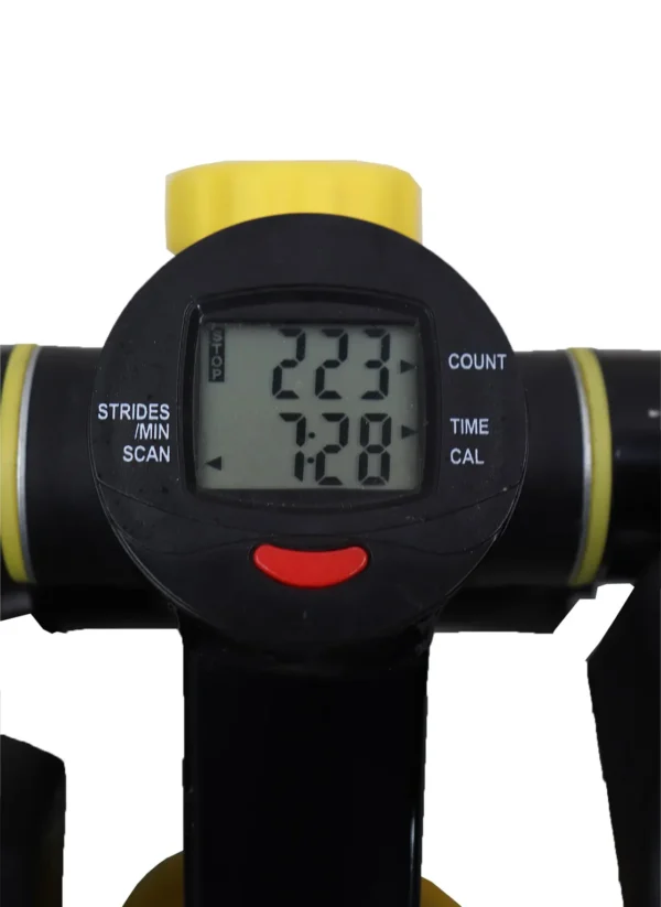 Step Air Climber Stepper Twister Aerobic Fitness Exercise Machine with Resistance Band-712c yellow - Image 5