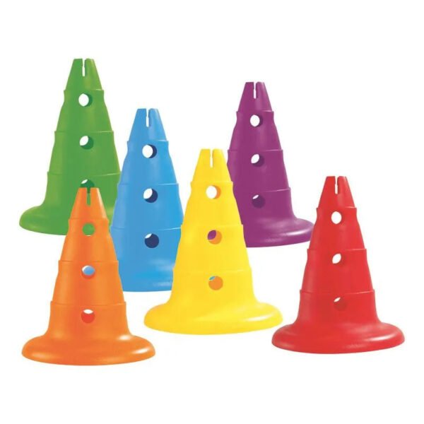 6 Holes Games Perforated Cones