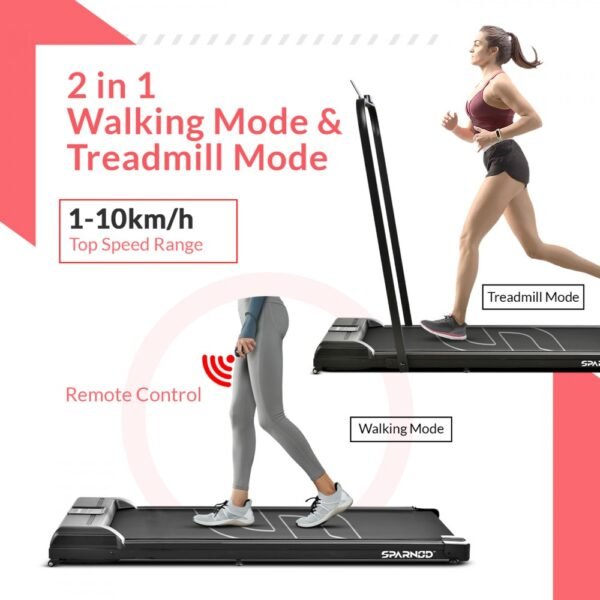 WF-3005 (2.5 HP DC Motor) Foldable 2-in-1 Treadmill - Image 3
