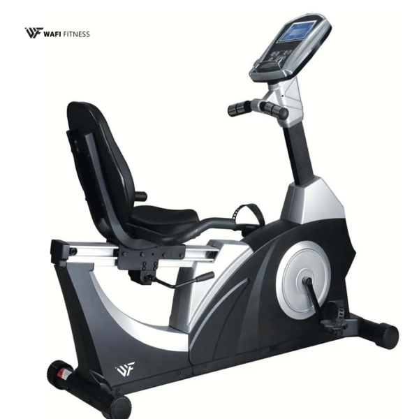 Commercial Recumbent Bike Self Generation Ergometer Trainer Bike, Gym Fitness Bike